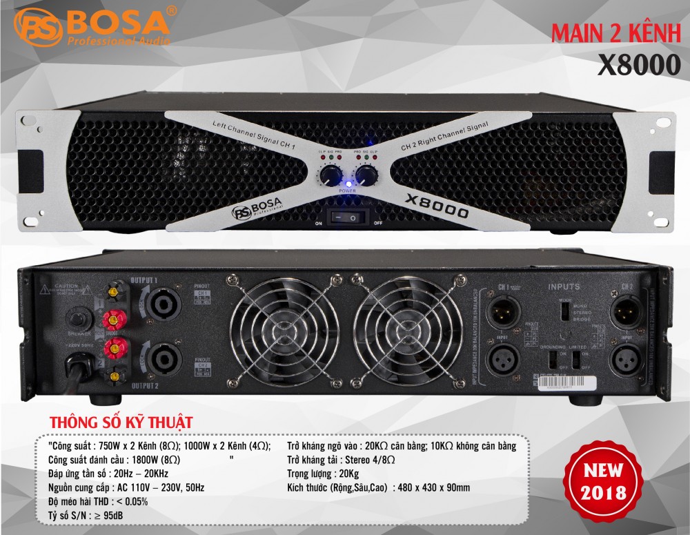 Main Bosa X8000